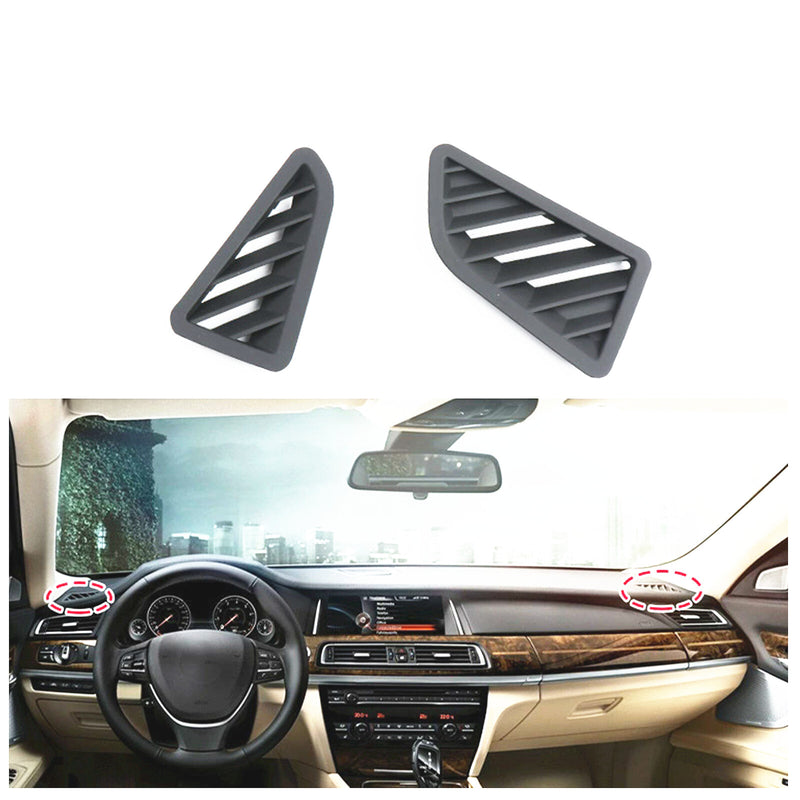 WXZOS Front Side Dashboard Air Vent Grille Frame for BMW F02 F04 7series 2008-2015