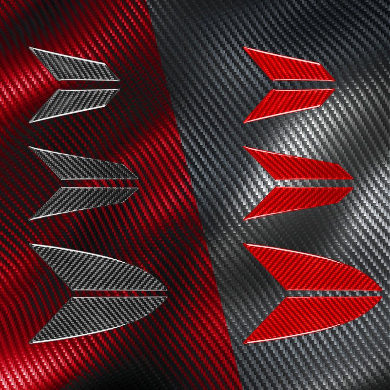 WXZOS Genuine Carbon Fiber Engine Air Intake Vent Trim for Chevrolet Corvette C8 2020+