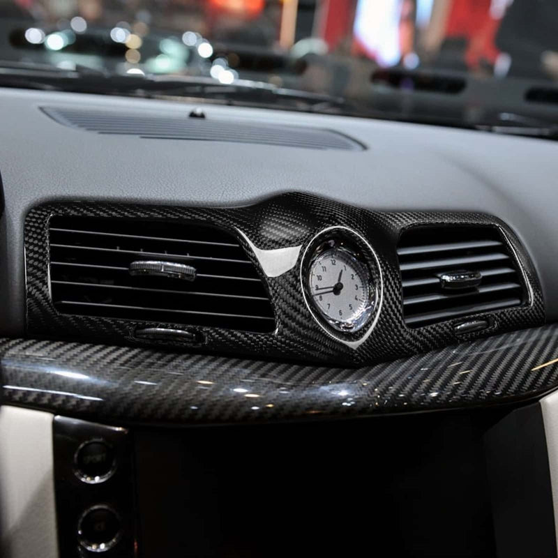 WXZOS Car  Carbon Fiber A/C Air Vent Bezel Trim for Maserati GranTurismo(M145) 2009-19