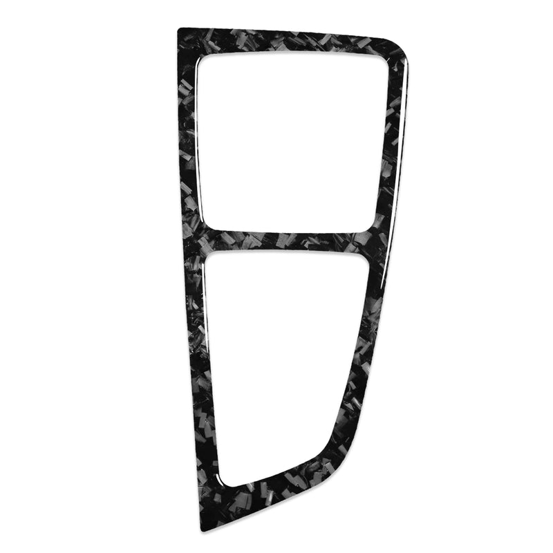 WXZOS Genuine Carbon Fiber Gear Shift Lever Panel Trim for Audi Q7 SQ7 (4MB) 2016-2019