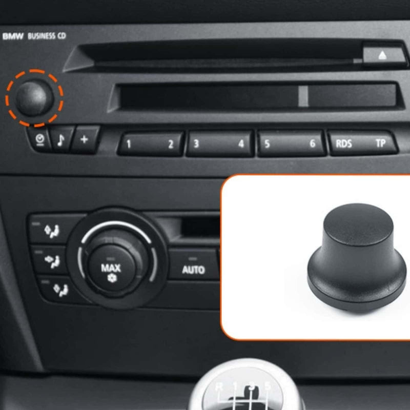 WXZOS Dashboard CD FM Radio Knob Volume Control Button for BMW E46 3series 1998-2003