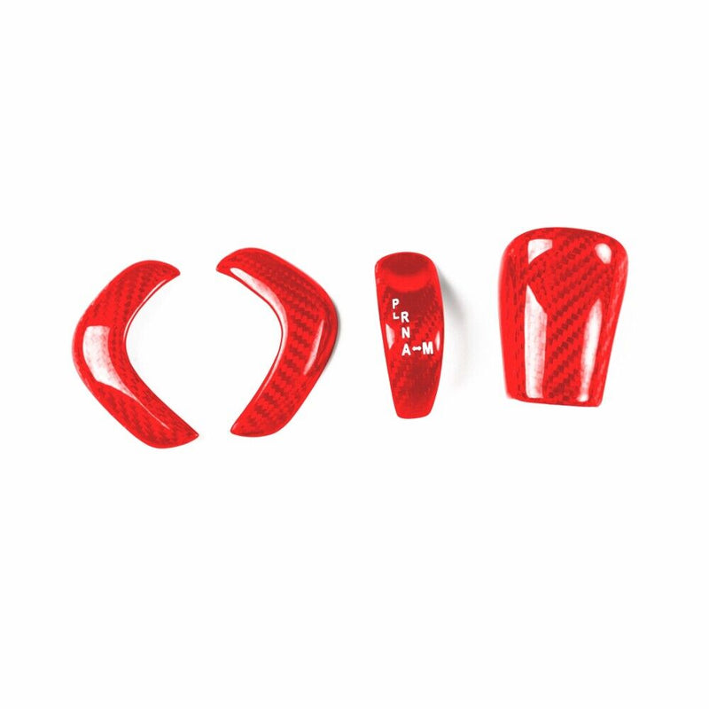 Genuine Carbon Fiber Gear Shift Knob Handle Cover Fit for Nissan GT-R 2017-2022