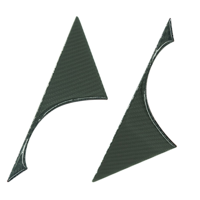 WXZOS Genuine Carbon Fiber RearView Side Mirior A-pillar Trim for BMW Z4 E89 2009-2015