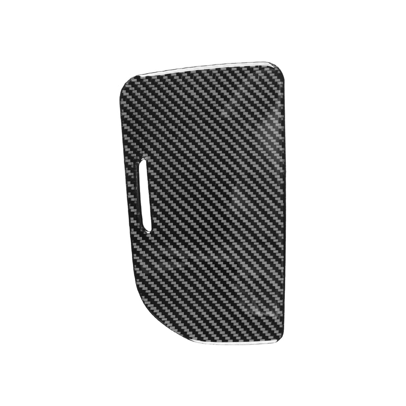 WXZOS Genuine Carbon Fiber Center Cup Holder Trim for Chevrolet Corvette C8 2020-2024