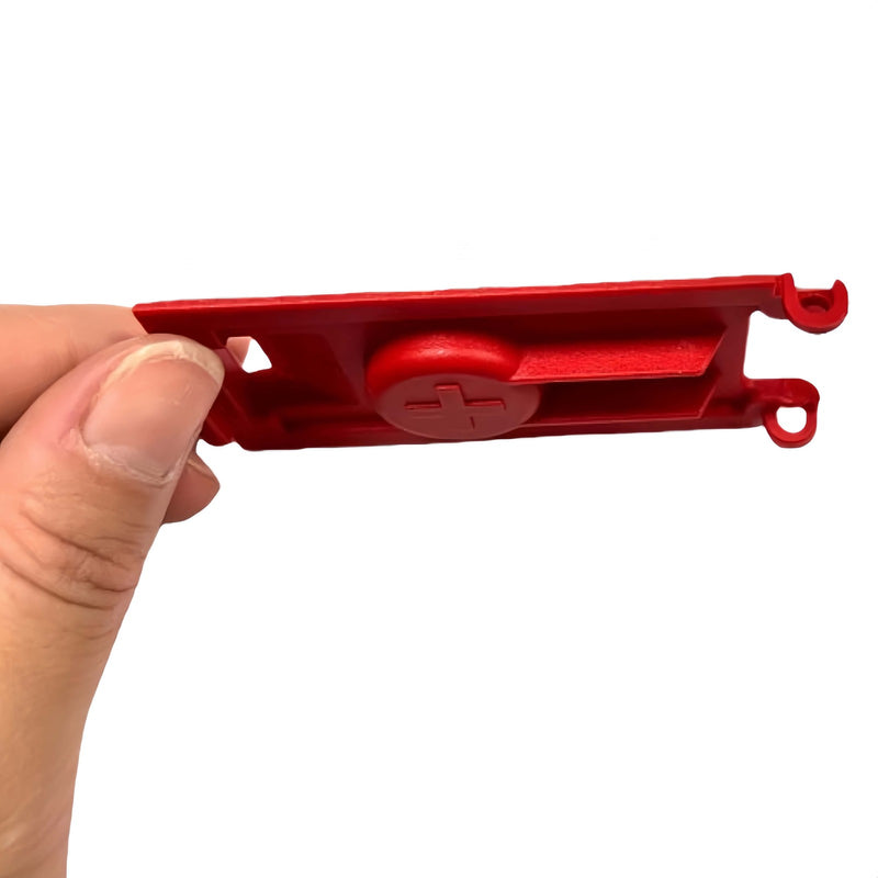 WXZOS Red Battery Positive Terminal Cover for Audi A6 C8 S6 RS6 A6 Allroad 2019-2025