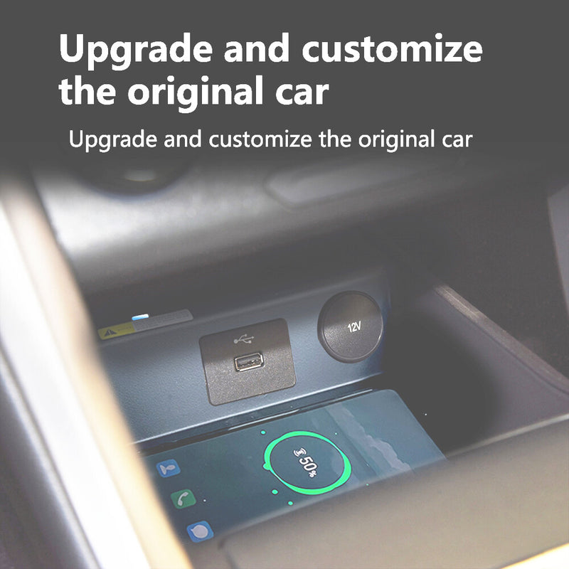 WXZOS Center Console Phone Wireless Fast Charging Pad for Ford Mondeo 2017-2018