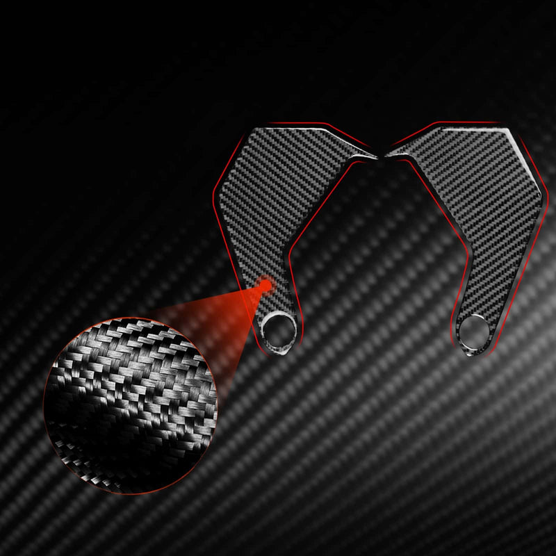 WXZOS Carbon Fiber Front Fender Mudguard Trim for BMW C400GT 2021-2023