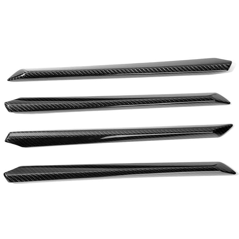 WXZOS Genuine Carbon Fiber Door Panel w/ No Light Trim for Audi A3 S3 RS3 2021-2023