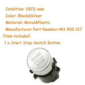 Start Stop Engine Switch Button 4K1905217 for Audi 2019+ A6 C8 S6 A7 RS6 RS7