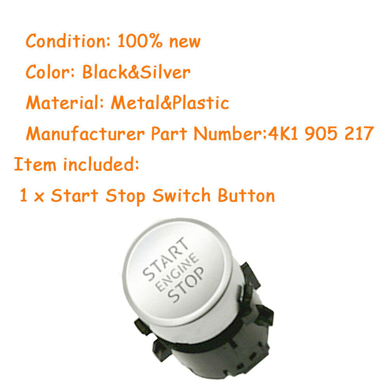 Start Stop Engine Switch Button 4K1905217 for Audi 2019+ A6 C8 S6 A7 RS6 RS7