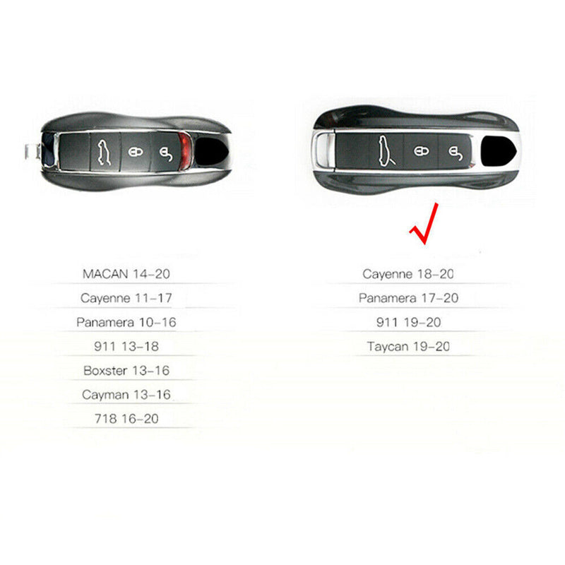 TPU Remote Smart Key Case Cover for Porsche Panamera 2017-2022 911 2019-2022