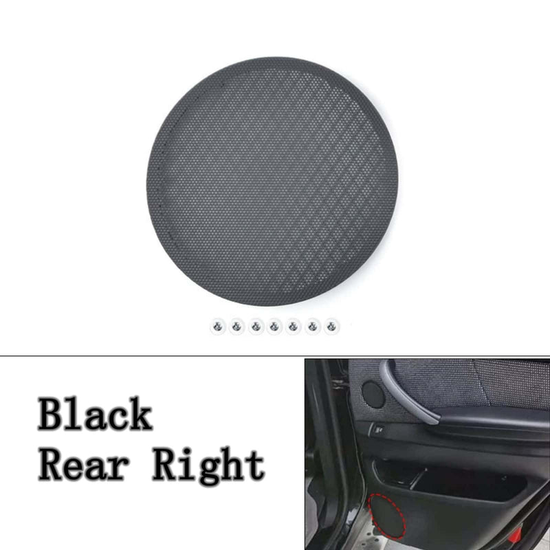 WXZOS Door Speaker Grille Cover Trim Replace w/7Pcs Screws for BMW E53 X5 1999-2006