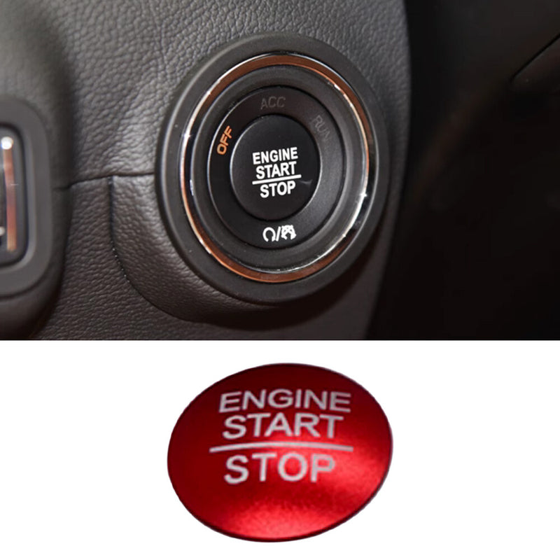 WXZOS 1PC Ignition Start/Stop Switch Btuton Cover for Maserati Ghibli (M157) 2013-2021