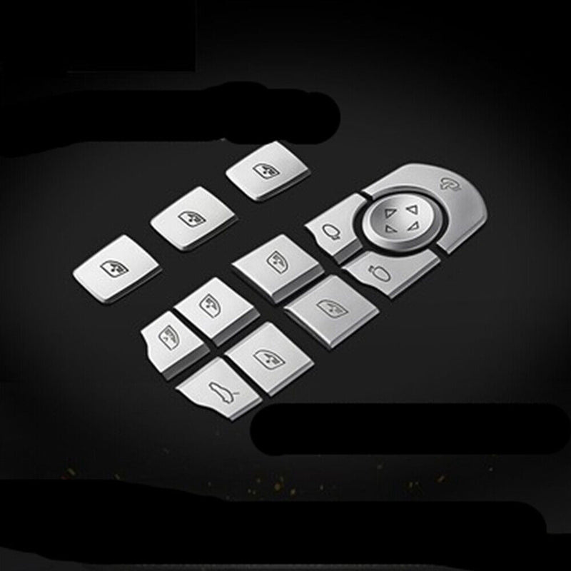 Master Power Window Switch Button Cover Trim For Porsche Panamera Cayenne Macan