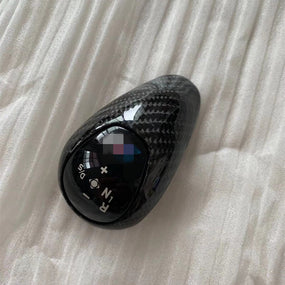 Carbon Fibre Gear Shift Knob Panel w/M Sticker for BMW M6 F06 F12 F13 2012-2018