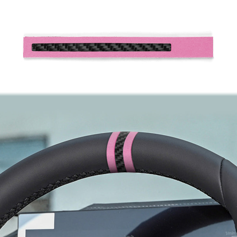 WXZOS Carbon Fiber Steering Wheel Centering Mark for BMW X3 E83 F25 F97 G01 2003-2025
