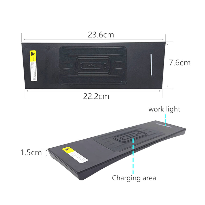 WXZOS Center Console Phone Wireless Fast Charging Pad for Audi Q5 SQ5 2010-2017