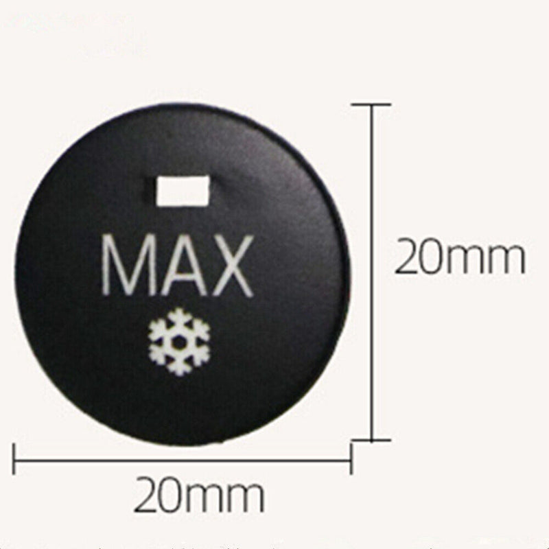 For BMW X5 X6 07-13 Central Control A/C Panel MAX Switch Button Knob Cover
