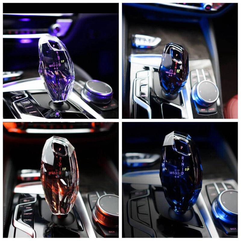 Rock Crystal Gear Shift Knob Cover Decor for BMW 7 Series G12 2016-2021