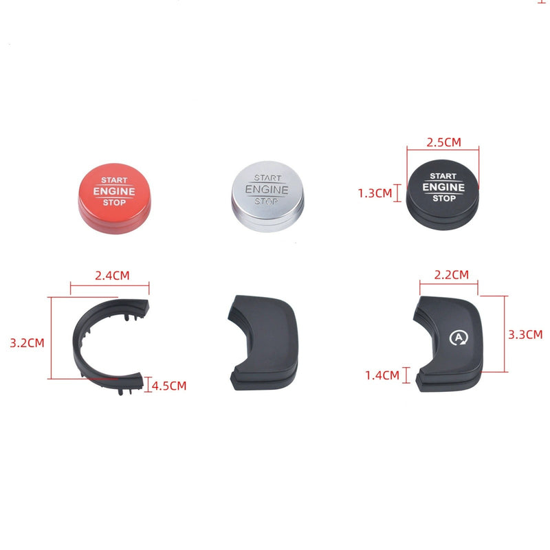 Engine Start/Stop Switch Button Cover for Mercedes W464 W465 G-Class 2019-2026