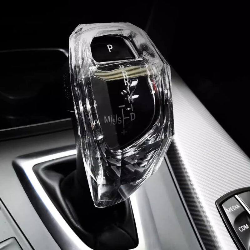 WXZOS Rock Crystal Gear Shift Knob Lever Cover for BMW 7series F01 F02 F04 2009-2015