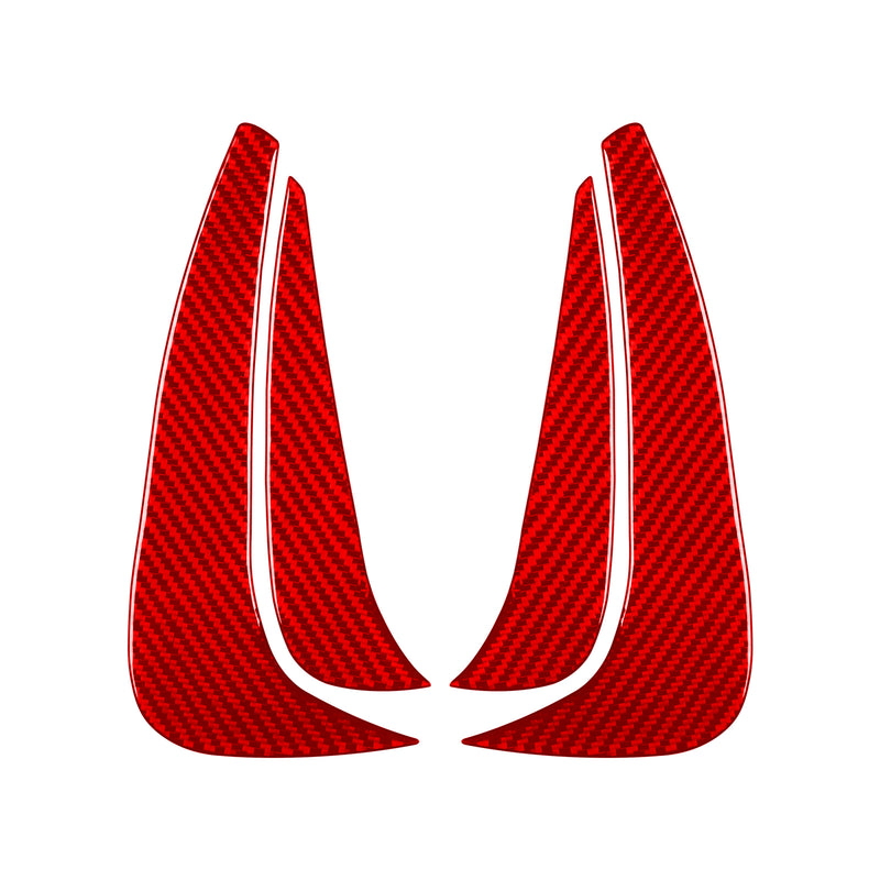 WXZOS Genuine Carbon Fiber Side Air Intake Trim for Mercedes W206 C-class 2022-2024