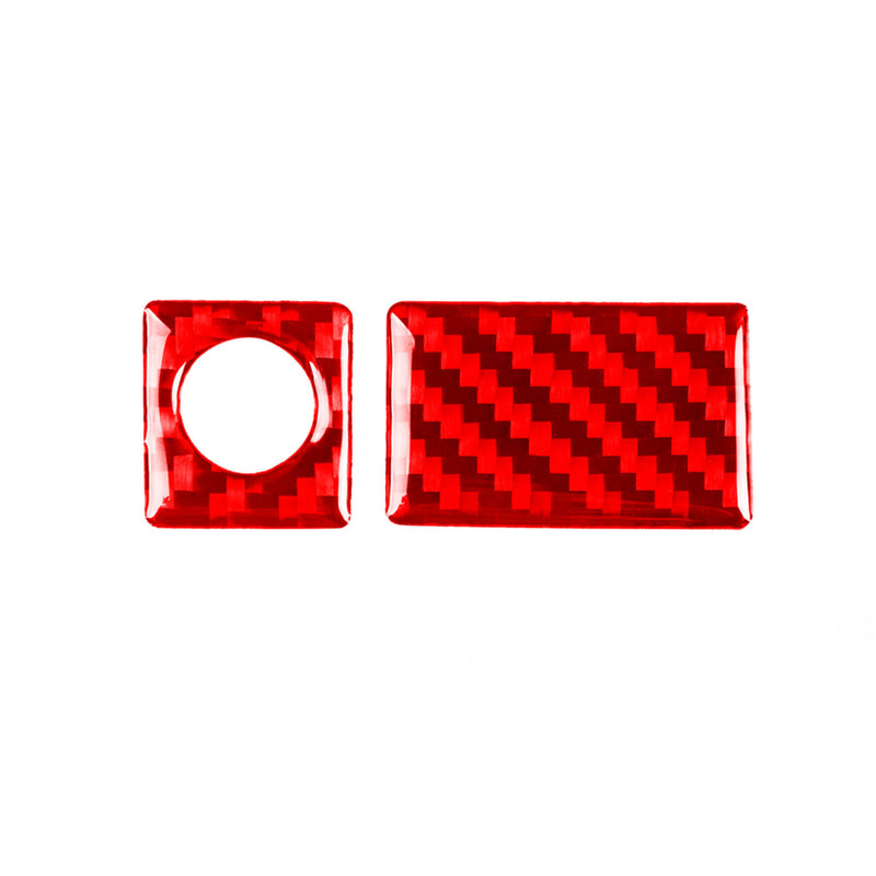 WXZOS Genuine Carbon Fiber Glove Box Release Lever Trim for Toyota Celica 2000-2005