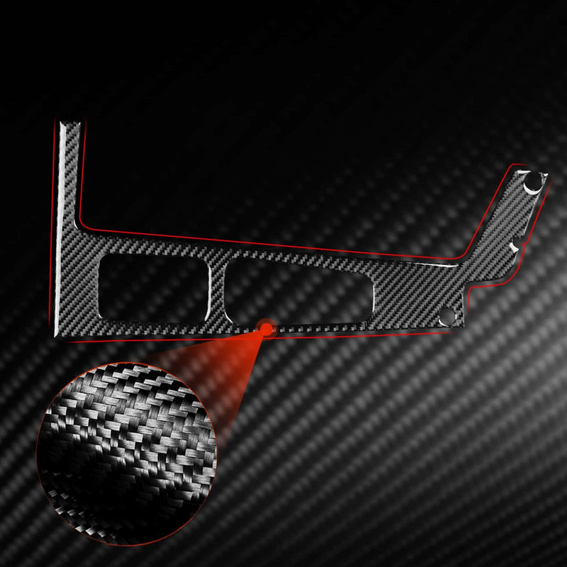 WXZOS Carbon Fiber Center Console Gear Shift Panel Trim for Volvo XC60 2026