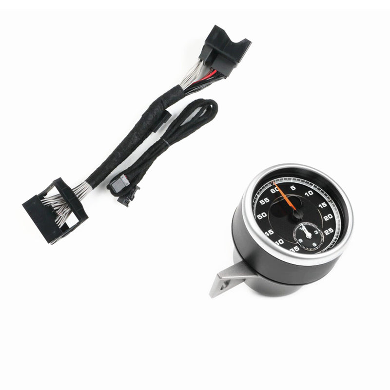 WXZOS Dashboard Sport Chrono Stopwatch Clock w/Panel for Porsche Cayman 981 2014-2016
