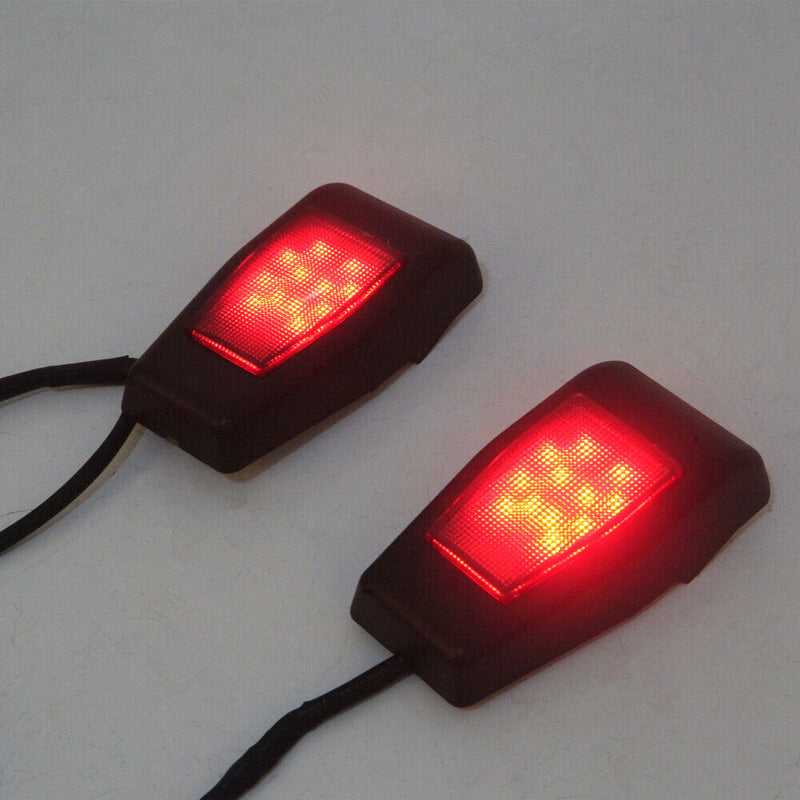 Upper Rear Door Window Hinge Cover Brake Signal Light for 07-18 Jeep Wrangler JK