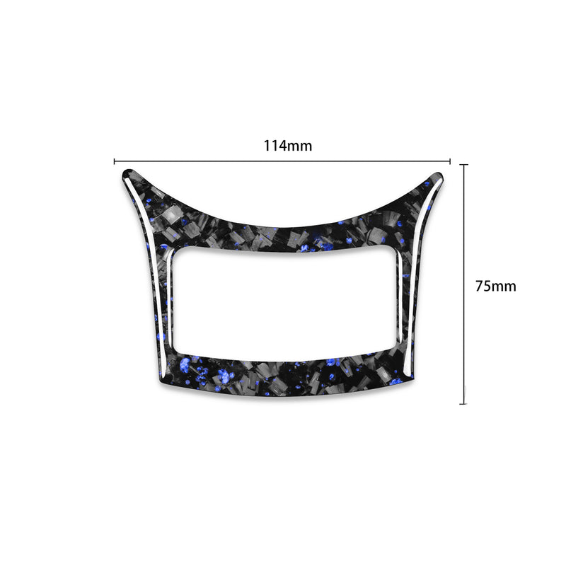 WXZOS Genuine Carbon Fiber Center Console Switch Panel Trim for Toyota 86 2017-2020