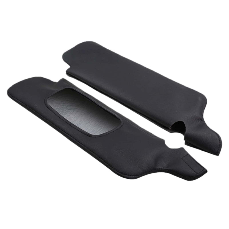 WXZOS 1PC PU Leather Sun Visor Protector Cover Trim for Ford Mustang 1994-2004
