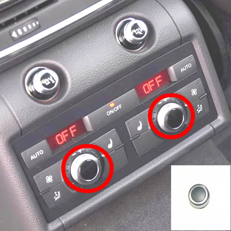 WXZOS Rear Air Conditioning Control Panel Climate Switch Button for Audi Q7 2006-2014