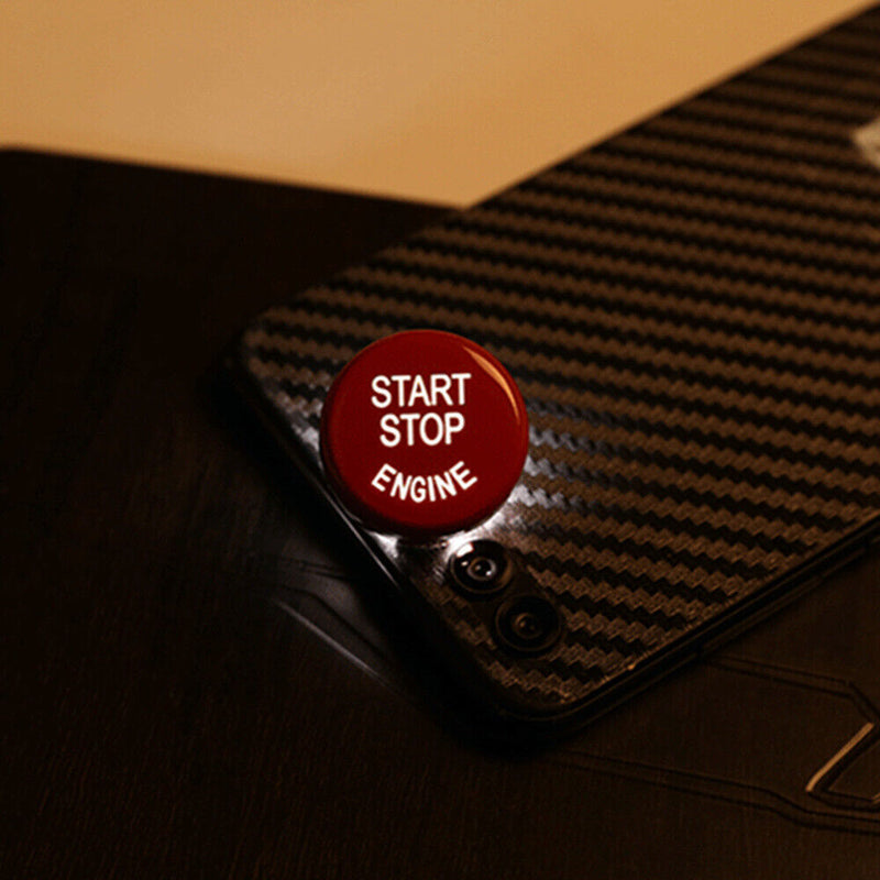 Red Engine Start Stop Push Button Cover for BMW X3 F25 2014-2017 X4 F26 2015-17