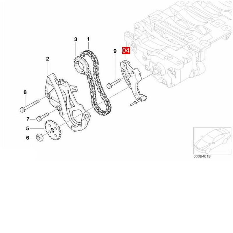 N42 Engine Timing Chain Tensioner for BMW E46 316i 2.0L 318i 2.0L 2001-2005