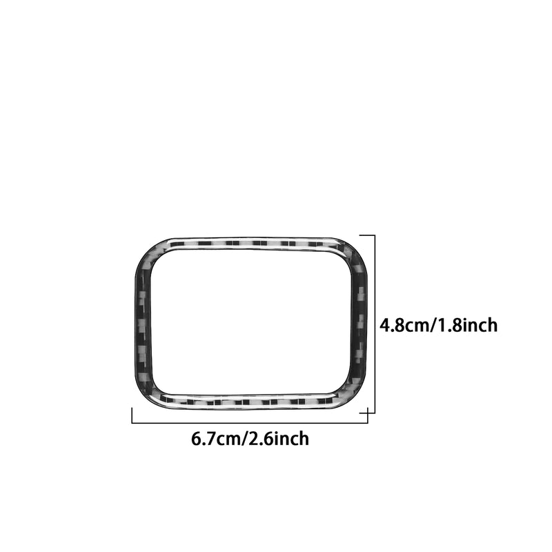 WXZOS Carbon Fiber Electronic Parking Brake Switch Trim for Benz W254 GLC 2023-2024