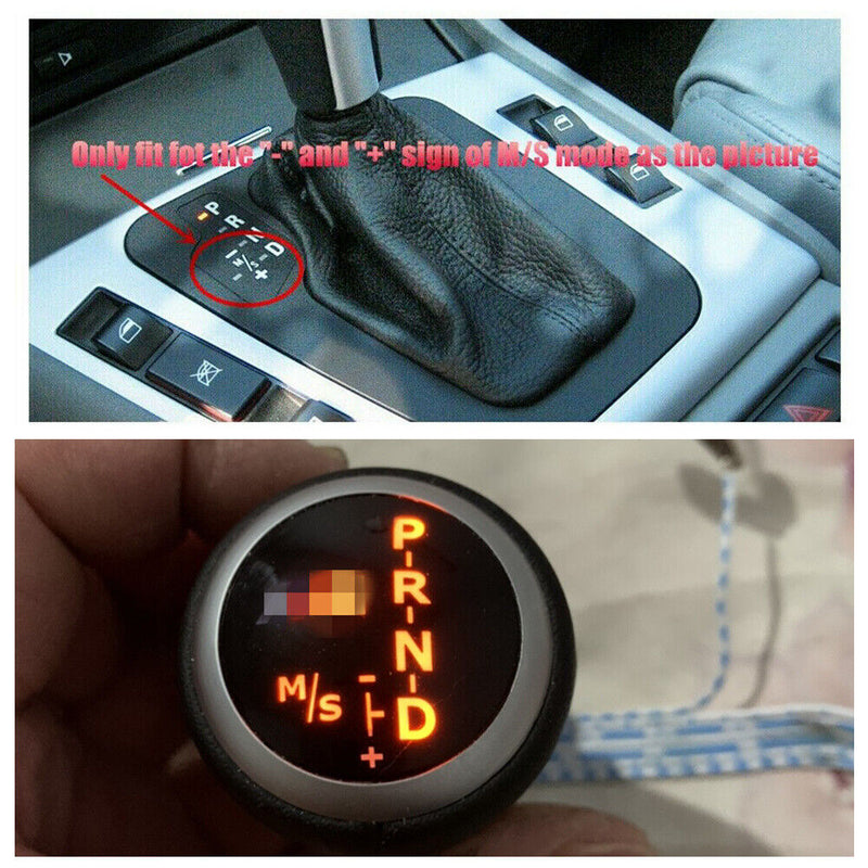 LHD Pre-facelift LED Gear Shift Knob for BMW 5-Series 1996-2004 E39 2004-2009 Z4