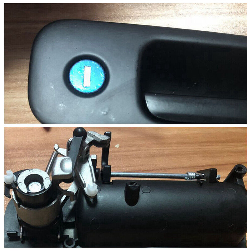 Rear 1J6827565B Tailgate Luggage Door Handle With Lock Key For VW Golf MK4 Polo