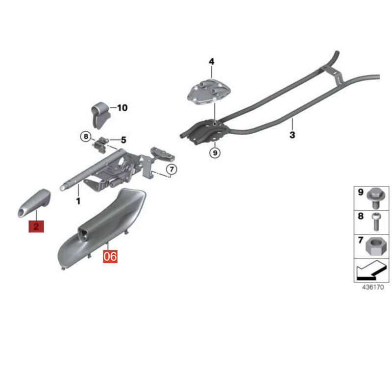 Handbrake Lever Cover w/Gaiter Boot for BMW E90 E91 E92 E93 3Series M3 2004-2012