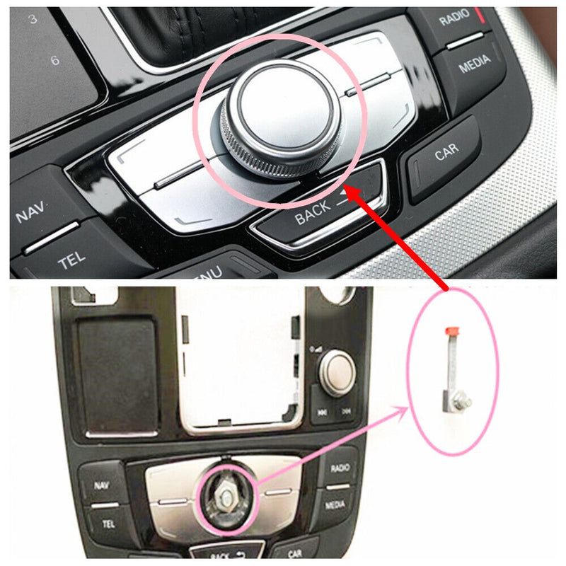 MMI Center Console Middle Rotary Switch Button Shaft for Audi 12-18 A6 C7 A7 S6
