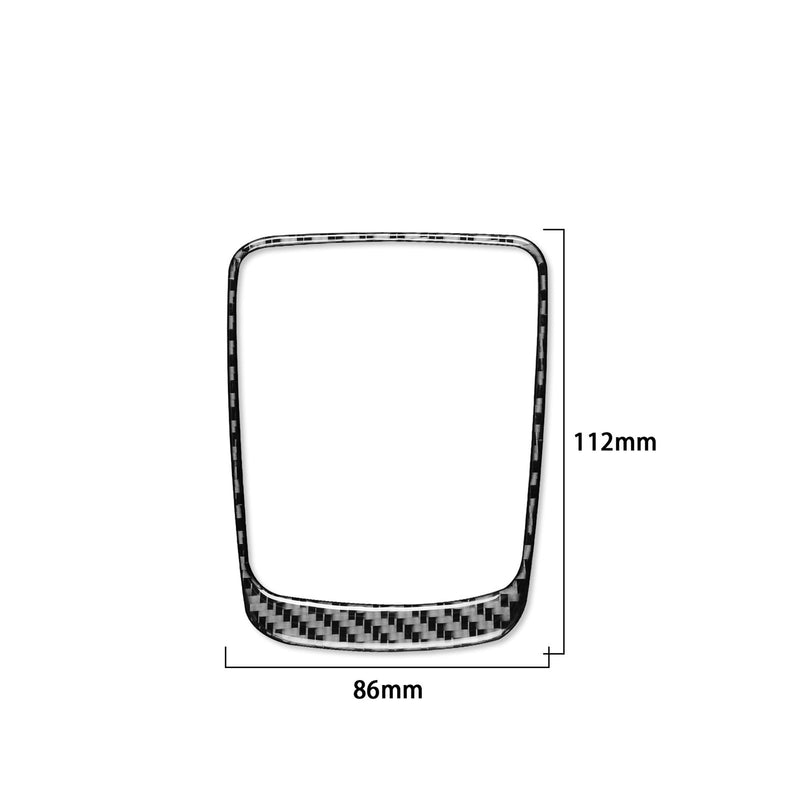 WXZOS Carbon Fiber Shift Lever Trim Panel Trim for Porsche 718 Cayman 982 2017-2025