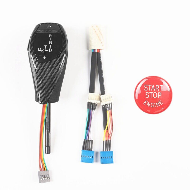 LED Gear Shift Knob w/START STOP Cover for BMW E84 X1 (Pre-facelift) 2010-2012
