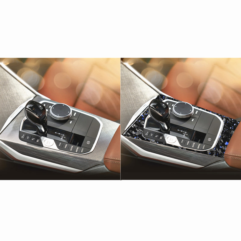 WXZOS Genuine Carbon Fiber Gear Shift Lever Panel Trim for BMW G20 3series 2020-2022