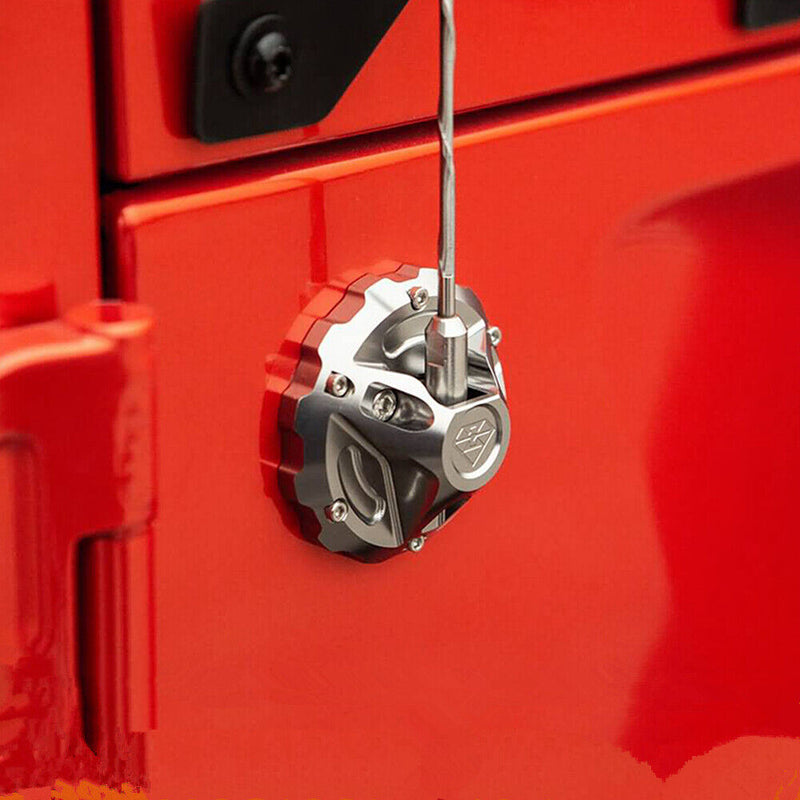 Aluminum alloy Silver Antenna Base for Jeep Wrangler 2014-2017 JK 2018-2021 JL