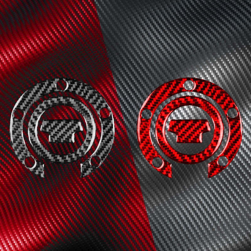 WXZOS Carbon Fiber Fuel Tank Cap Trim for Yamaha YZF R1 YZF R6 FZ1 FZ8 MT-07 MT-09