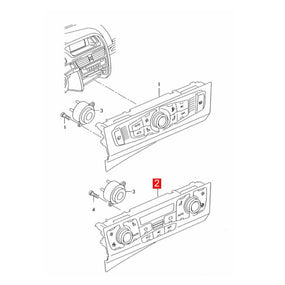 TEMP AC Climate Control Unit Switch 8T1820043AQ for Audi A4 S4 Q5 A5 2009-2012