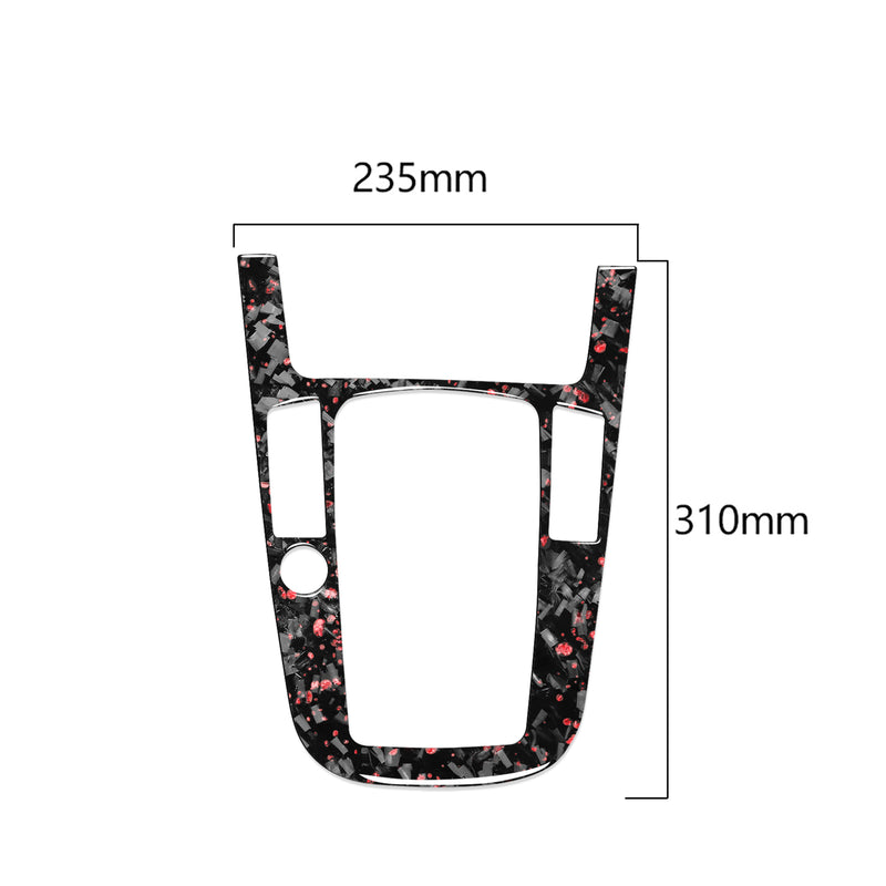 WXZOS Genuine Carbon Fiber Gear Shift Lever Panel Trim for Audi A5 S5 RS5 2013-2016