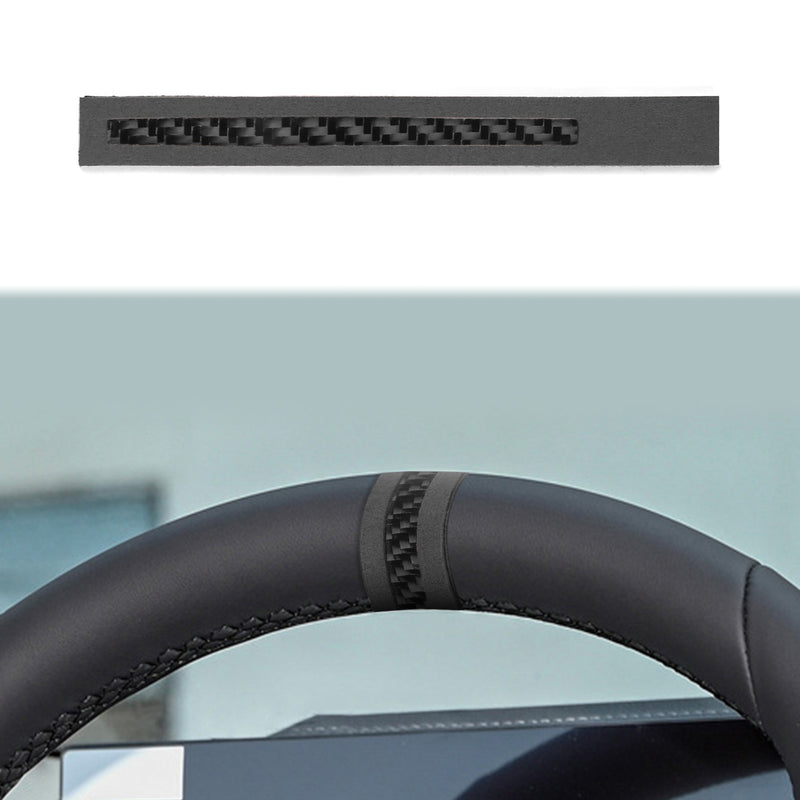 WXZOS Carbon Fiber Steering Wheel Centering Mark for BMW X3 E83 F25 F97 G01 2003-2025