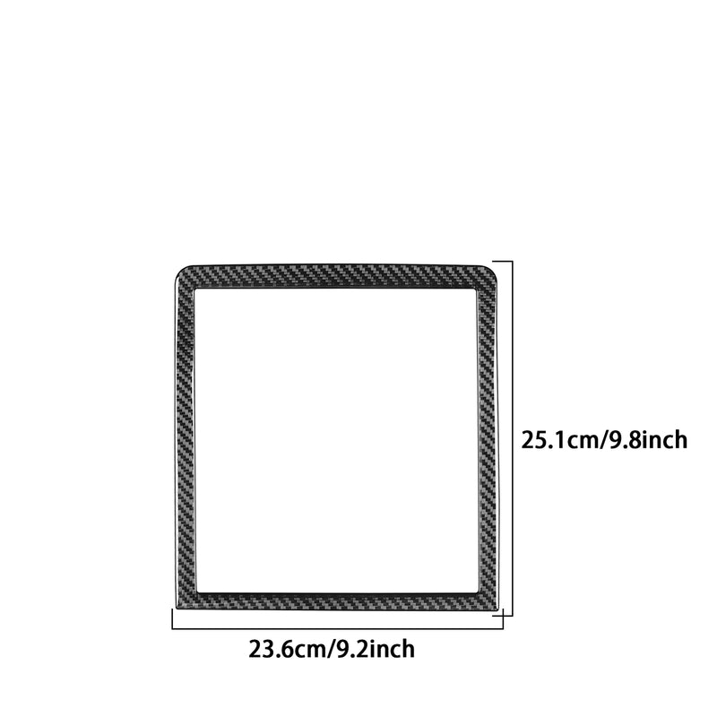 WXZOS Carbon Fiber ‌Center Console LCD Display Screen Trim for Benz W254 GLC 2023-2024