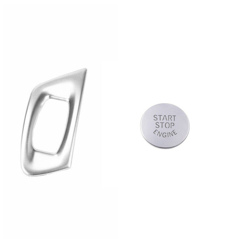 Engine Lgnition Keyhole Start Stop Switch Cover Trim for BMW 2008-2013 X5 X6
